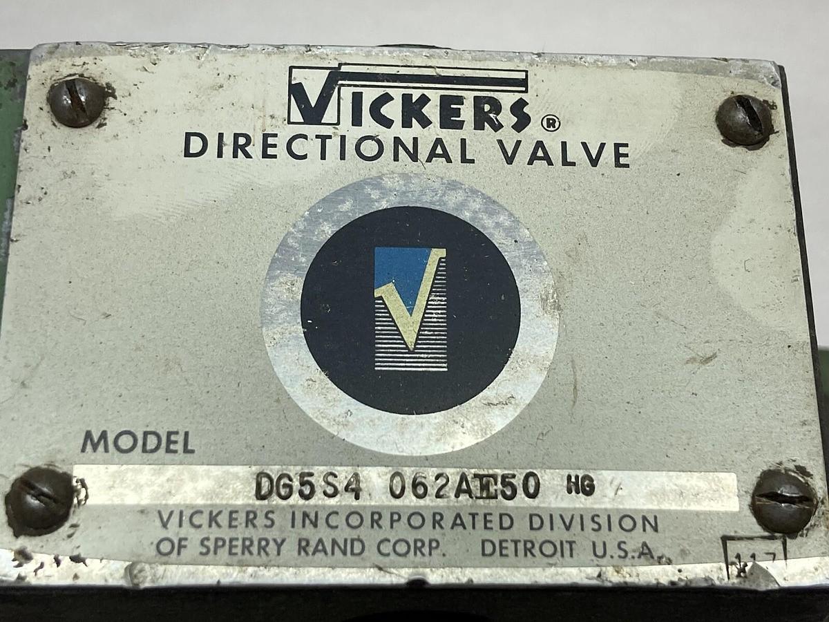 Used Vickers,DG5S4-062AE50 HG,Directional Valve