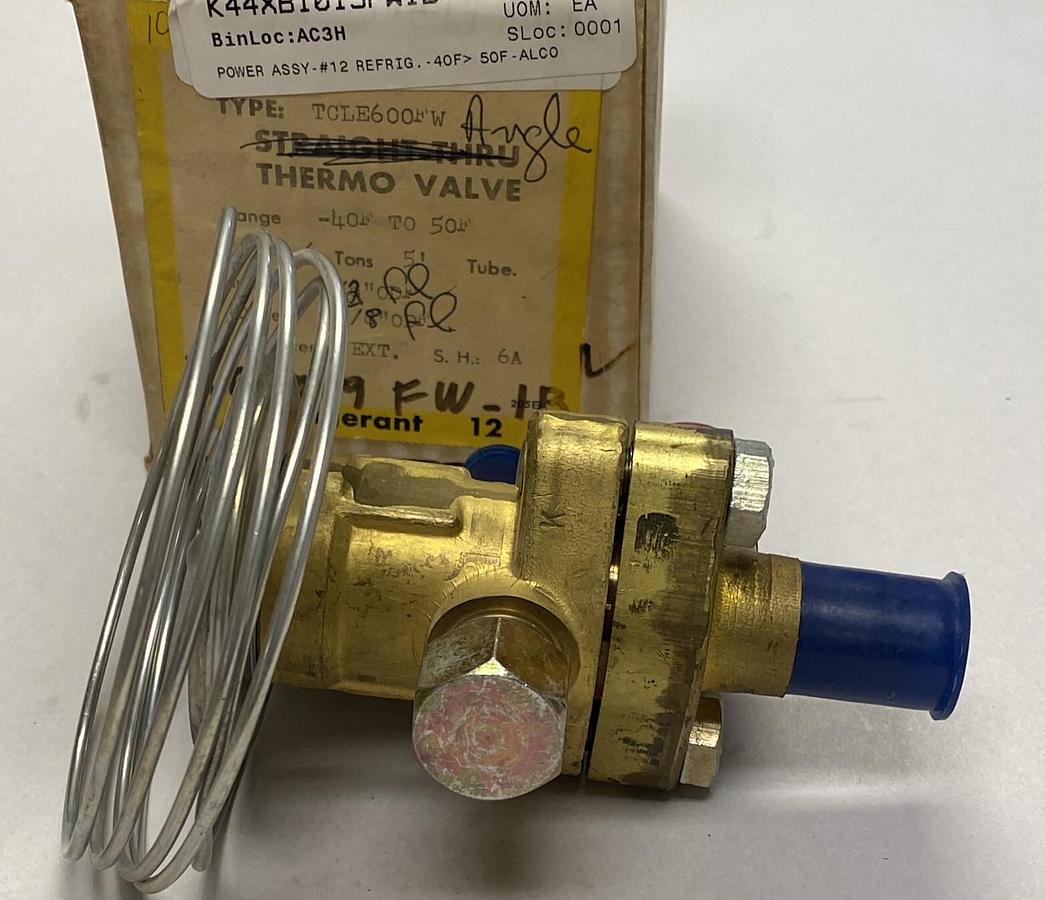 Used ALCO,TCLE600FW,THERMO VALVE NEW