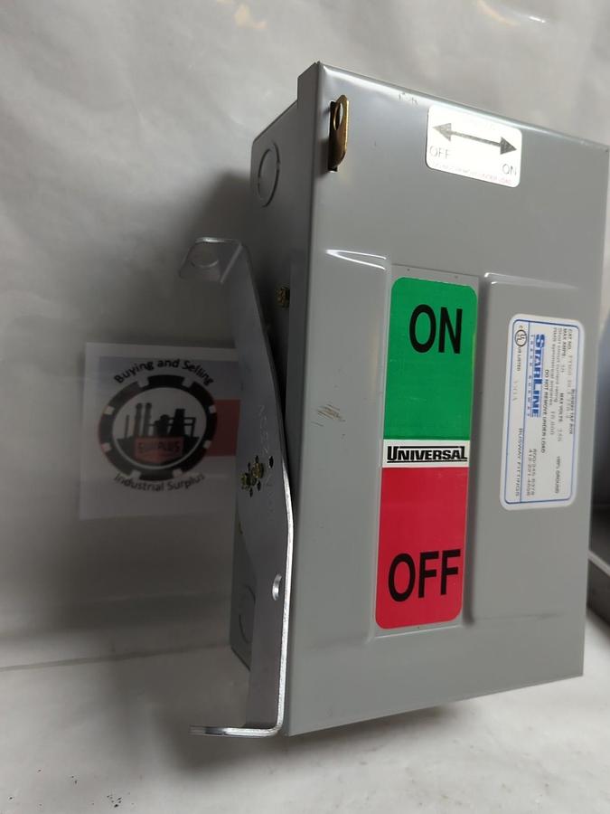 STARLINE,FD60-30-3-250-4,BUSSWAY TAP BOX 30 AMP 250V NOS