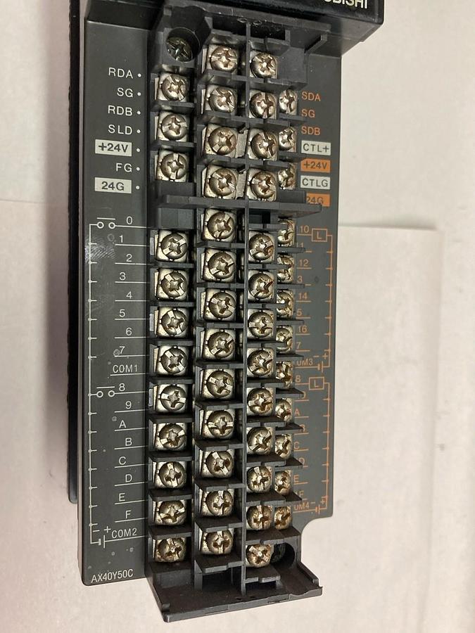 Used Mitsubishi,AX40Y50C,Input/Output Module