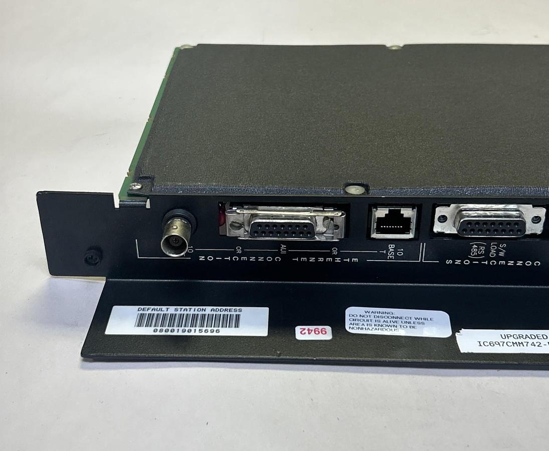 Used GE FANUC,IC697CMM742-GH,ETHERNET INTERFACE MODULE