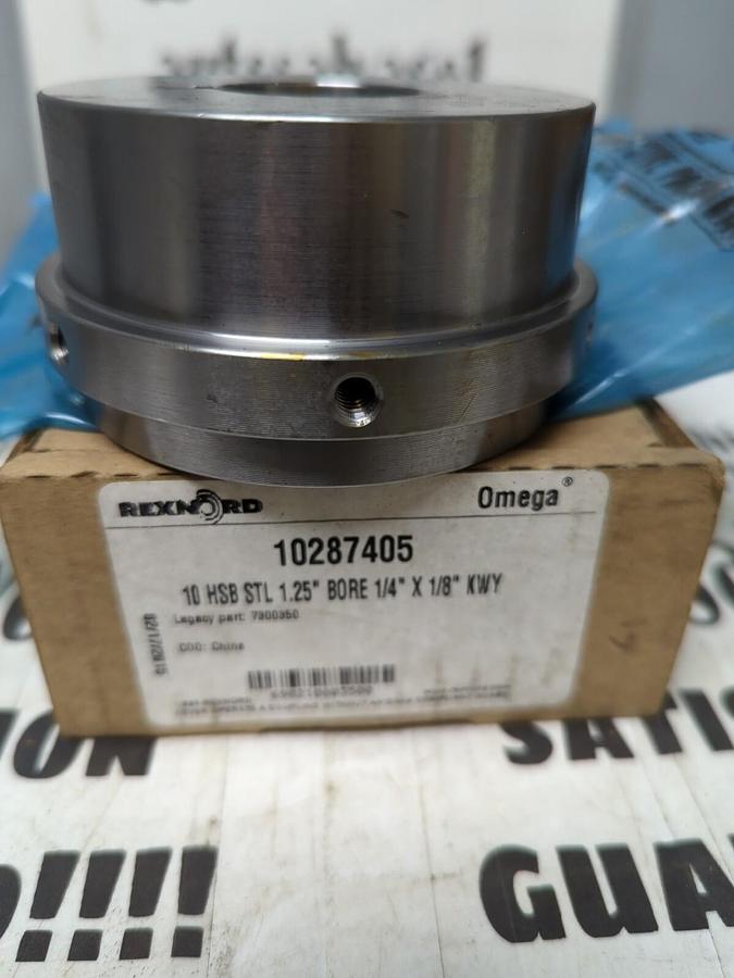 REXNORD,10287405,10 HSB STL 1-1/4 INCH BORE 1/4 INCH X 1/8 INCH KWY NOS