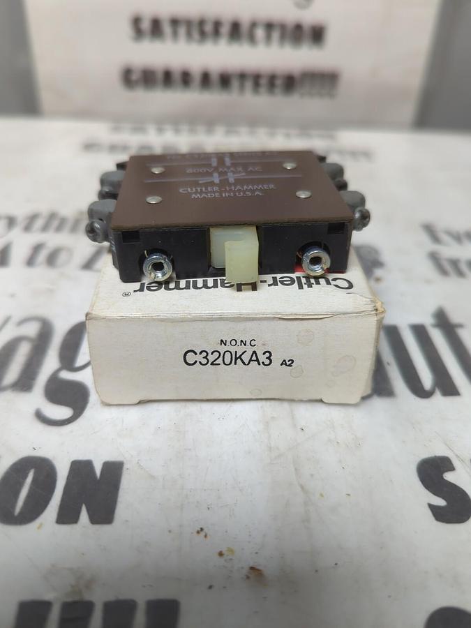 CUTLER-HAMMER,C320KA3,SERIES-A2 CONTACT BLOCK NOS