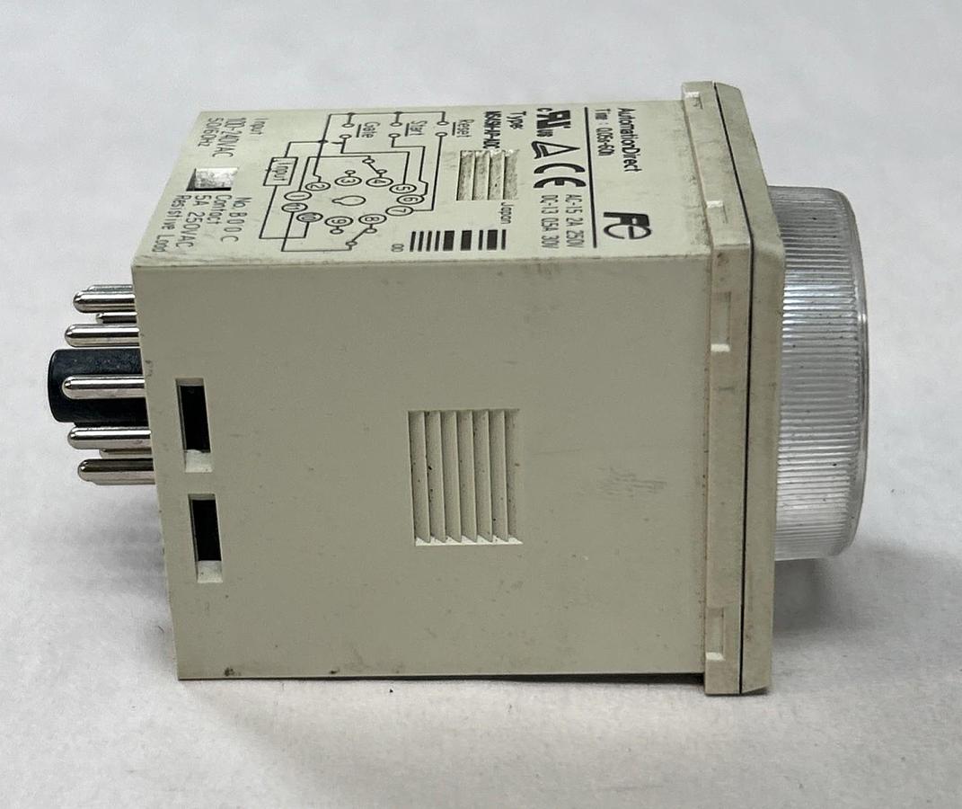Used AUTOMATION DIRECT,MS4SM-AP-ADC,TIMER RELAY