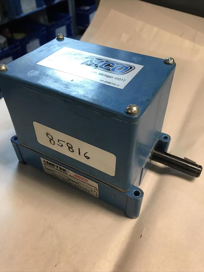 Used Gemco Ametek,2000-3047,Rotary Switch Ratio 20:1