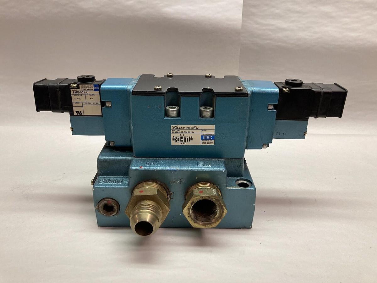 Used Mac,6642A-331-PM-501JJ,Pneumatic Solenoid Valve