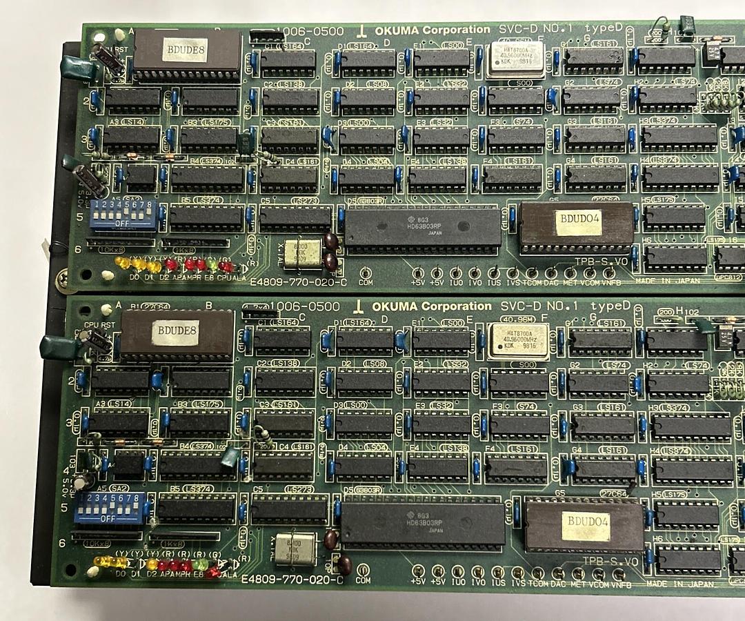 Used OKUMA,BLII-D,SERVO DRIVE E4809-770-020-C/E4809-770-020-C DRIVE BOARDS