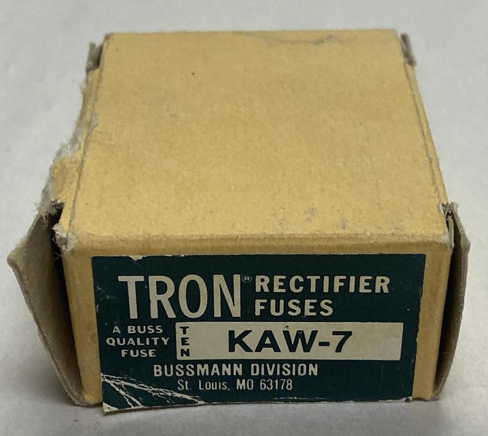 COOPER BUSSMANN,KAW-7,TRON FUSE 7 AMP LOT OF 10 NEW