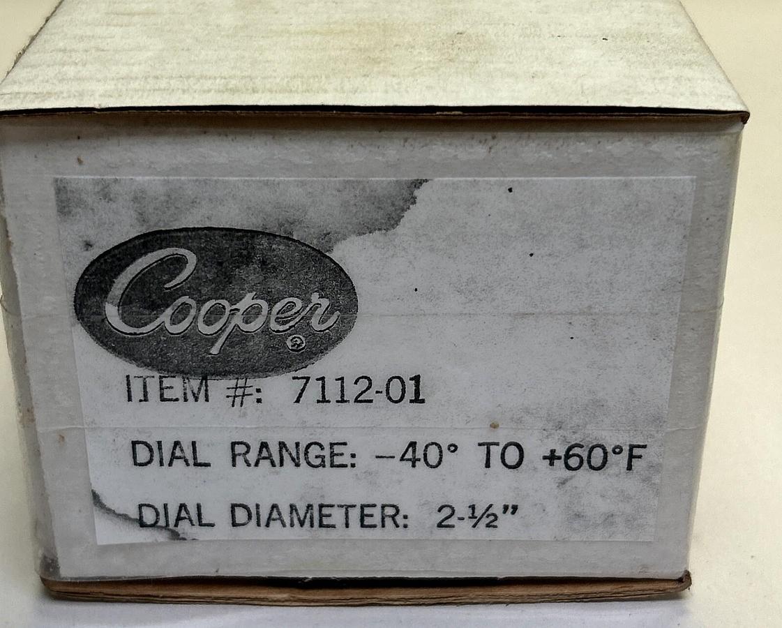 COOPER,7112-01,REMOTE READING THERMOMETER NOS