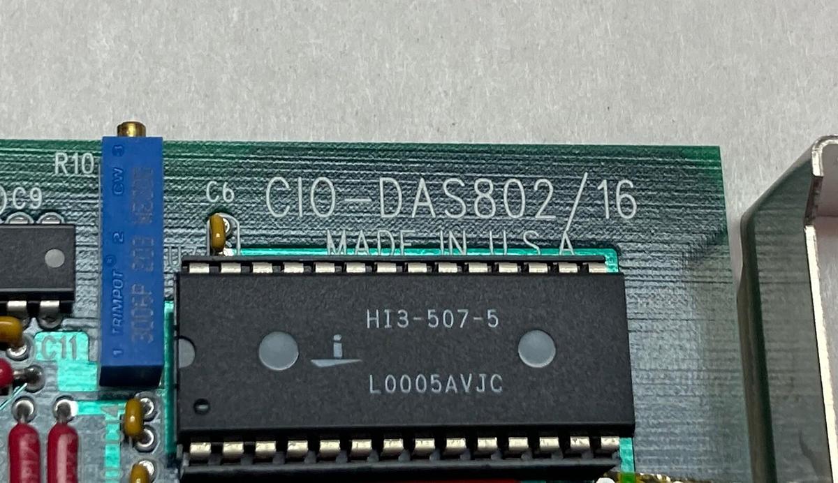 Omega,CIO-DAS802/16,8-Channel Multifunction Plug-In Board 16-Bit