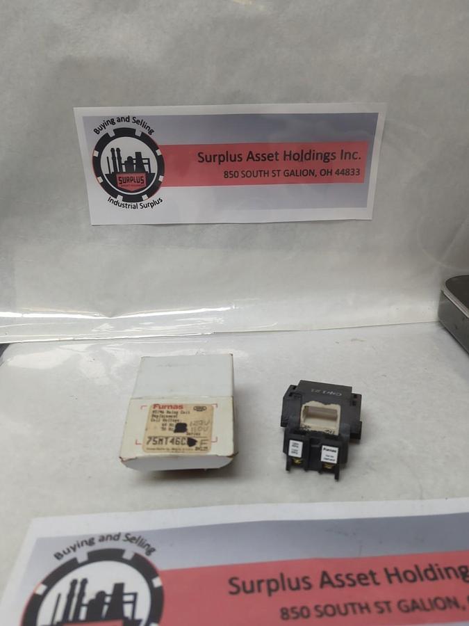 FURNAS,75MT48CF,MAGNETIC COIL 120V 60HZ 110V 50HZ NOS