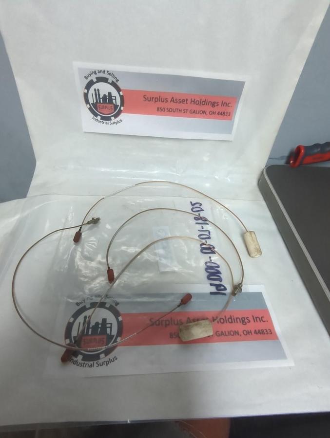 Used BENTLY NEVADA,19000-00-07-18-02,PROXIMITY VIBRATION SENSOR PROBE LOT OF 4