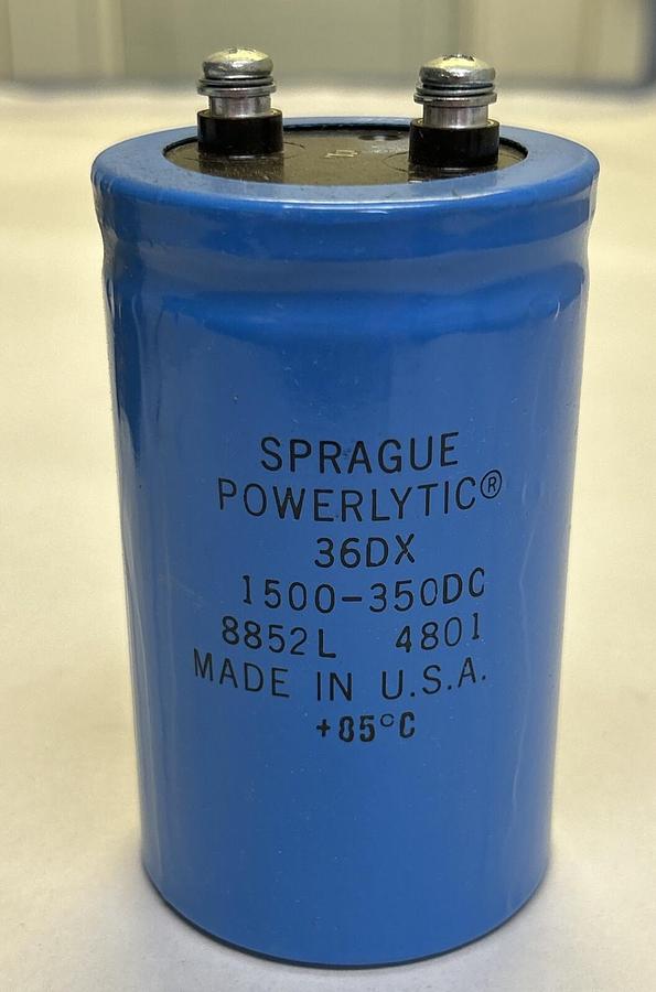 SPRAGUE POWERLYTIC,36DX,CAPACITOR NOS