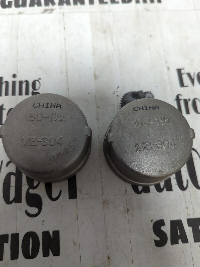 UNBRANDED,MB-304,PIPE END CAP 150-1-1/2  LOT OF 2 NOS