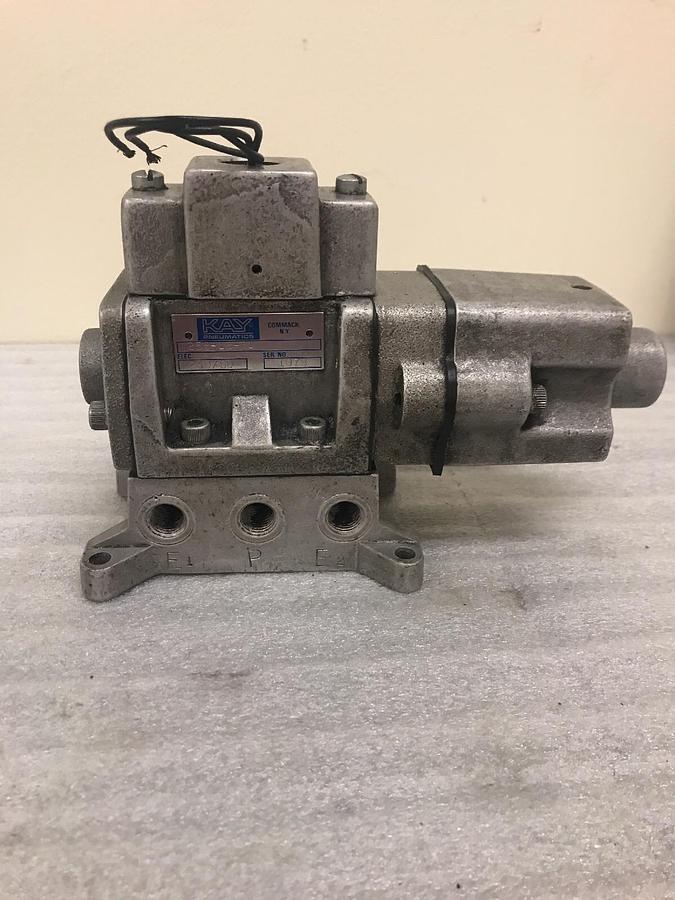 Used KAY PNEUMATICS,25B-12-21 ,SER. NO. 1078 VALVE ELEC. 240/60