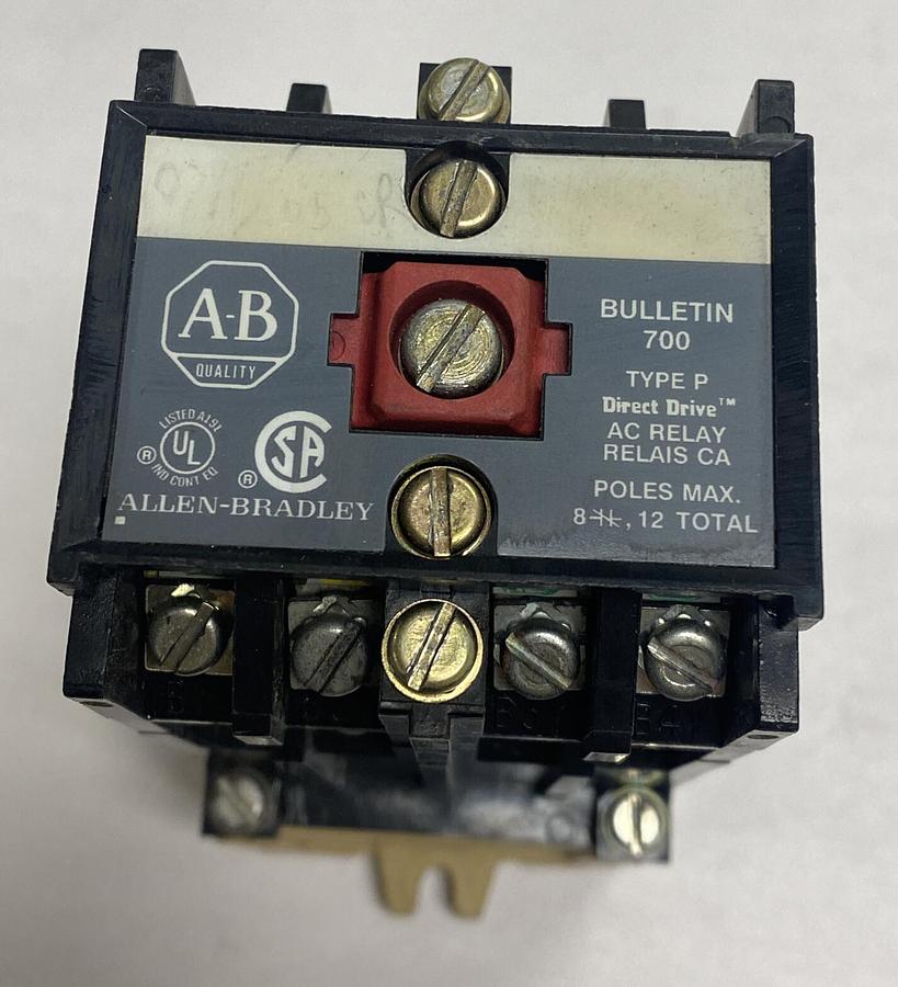 Used Allen Bradley,700-P600A1,Series B Control Relay