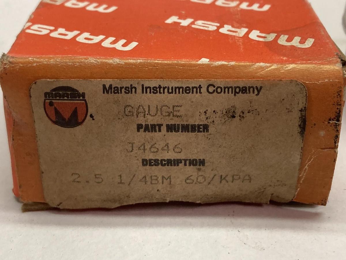Marsh,J4646,Air Pressure Gauge