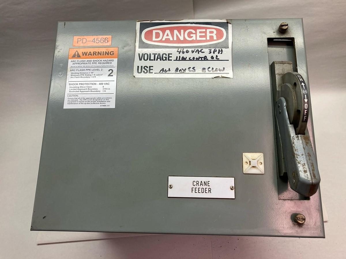 Used Allen-Bradley,2194DF-BBC DISCONNECT FUSED Bucket Size 1