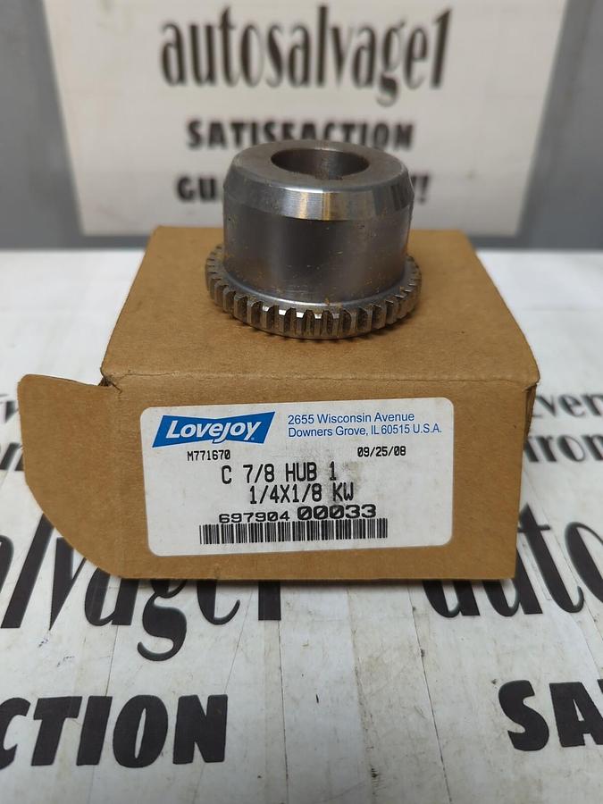 LOVEJOY,697904 00033,C7/8 INCH HUB 1 1/4X1/8 KW NOS