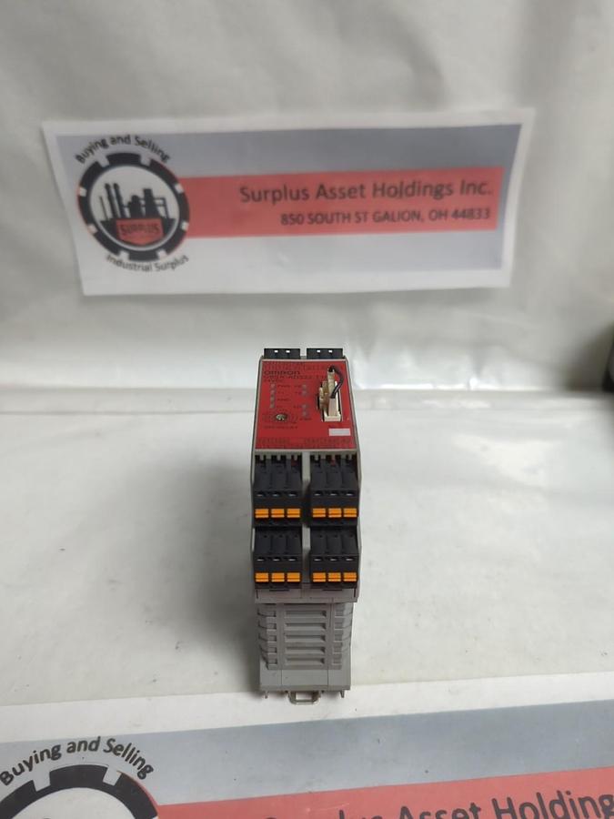 Used OMRON,G9SX-AD322-T15,FLEXIBLE SAFETY CONTROLLER 24V DC 4 WATT PRE-OWNED