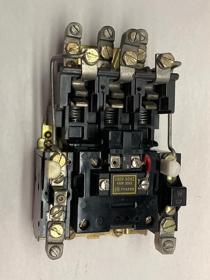 Used Allen-Bradley,709-BOD,Size 1 Motor Starter 440/480V 50/60Hz