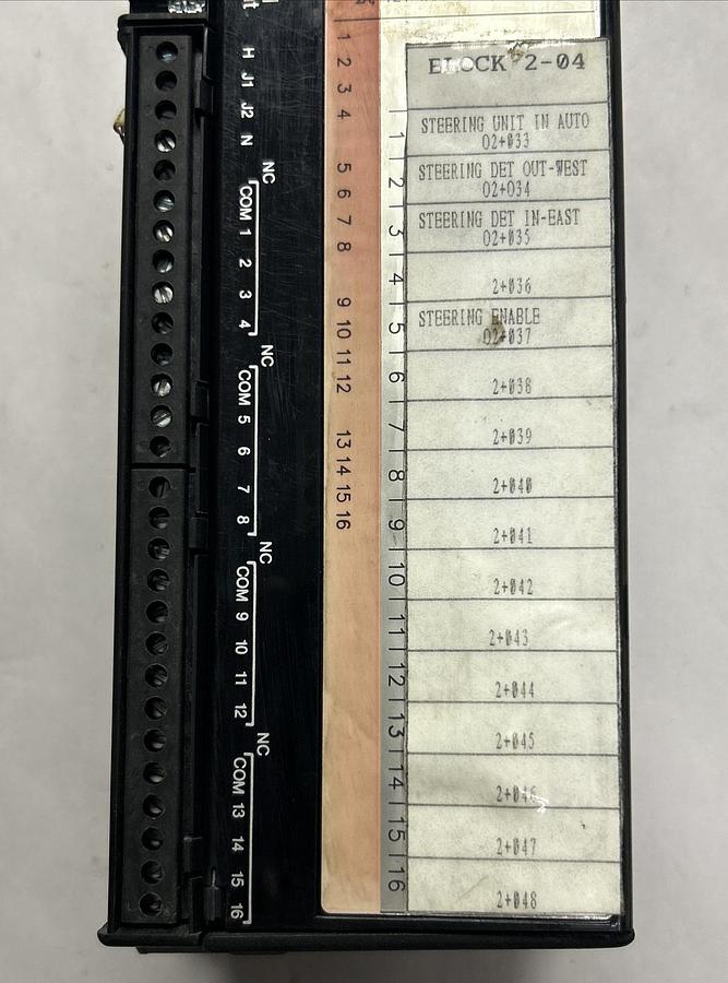 Used GE FANUC,IC660EBR101/IC660EBR101C,GENIUS BLOCK RELAY OUTPUT MODULE