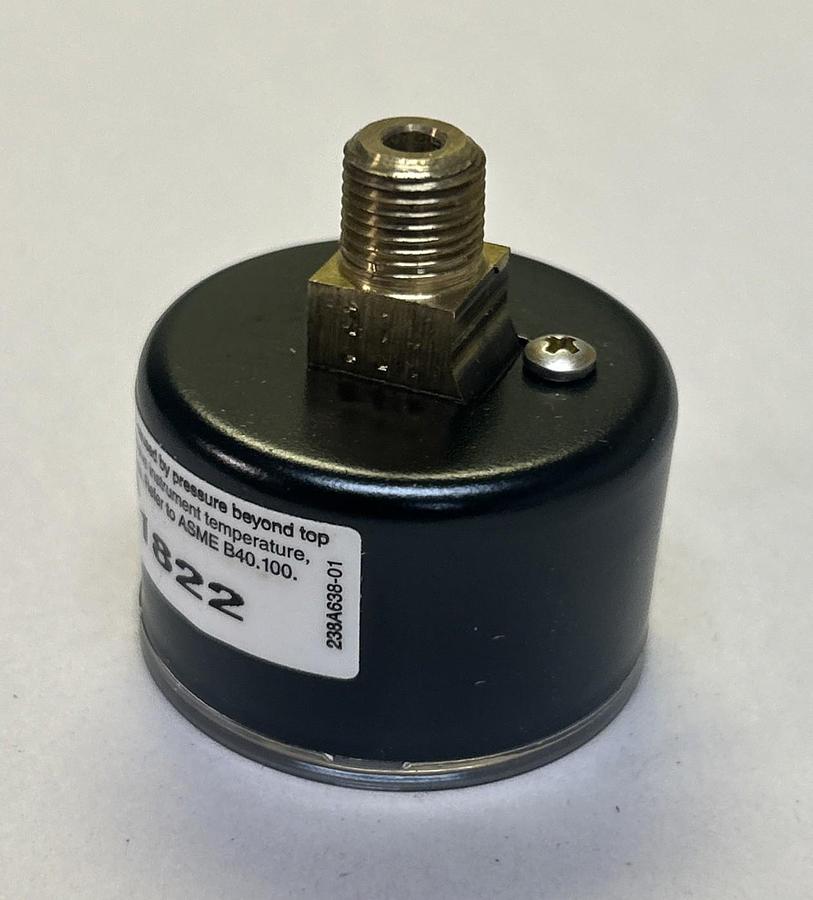 Used ASHCROFT,15W1005H01B60,PRESSURE GAUGE 0-60 PSI 1-1/2 INCH CASE 1/8INCH NPT NOS