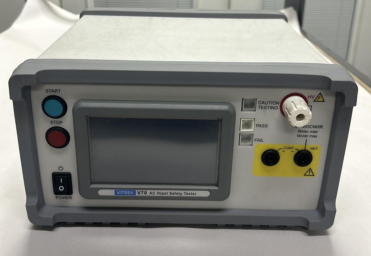 Used VITREK,V70,AC HIPOT SAFETY TESTER