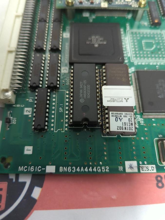 Used MITSUBISHI,BN634A444G52,CIRCUIT BOARD MC161 PRE-OWNED