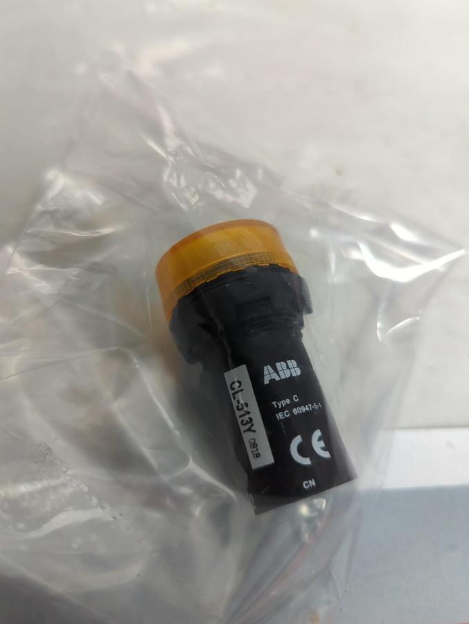 ABB.CL-513Y,PILOT LIGHT 110-130V AC NOS