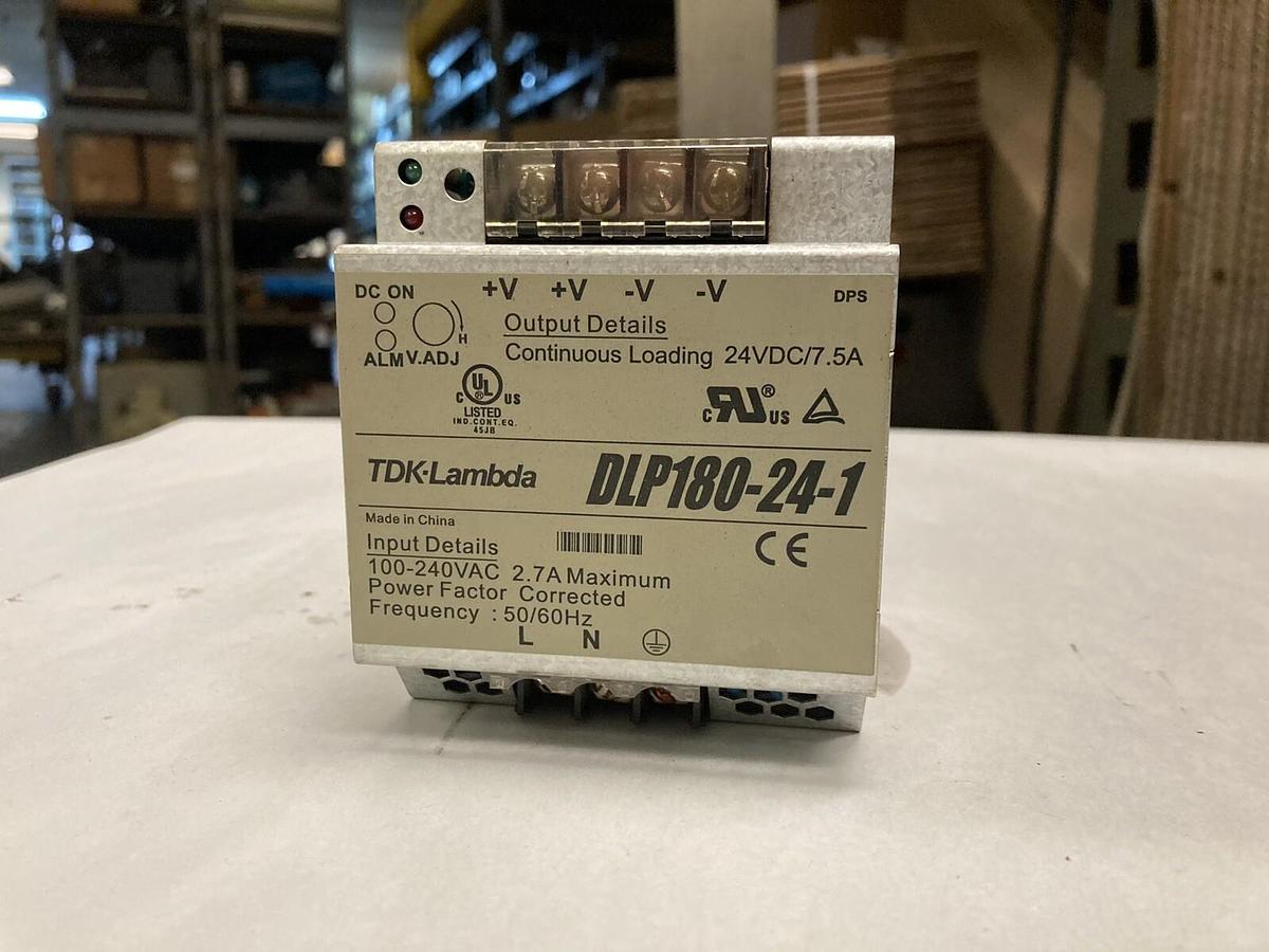 Used TPK Lambda,DLP180-24-1,Power Supply 24VDC/7.5A