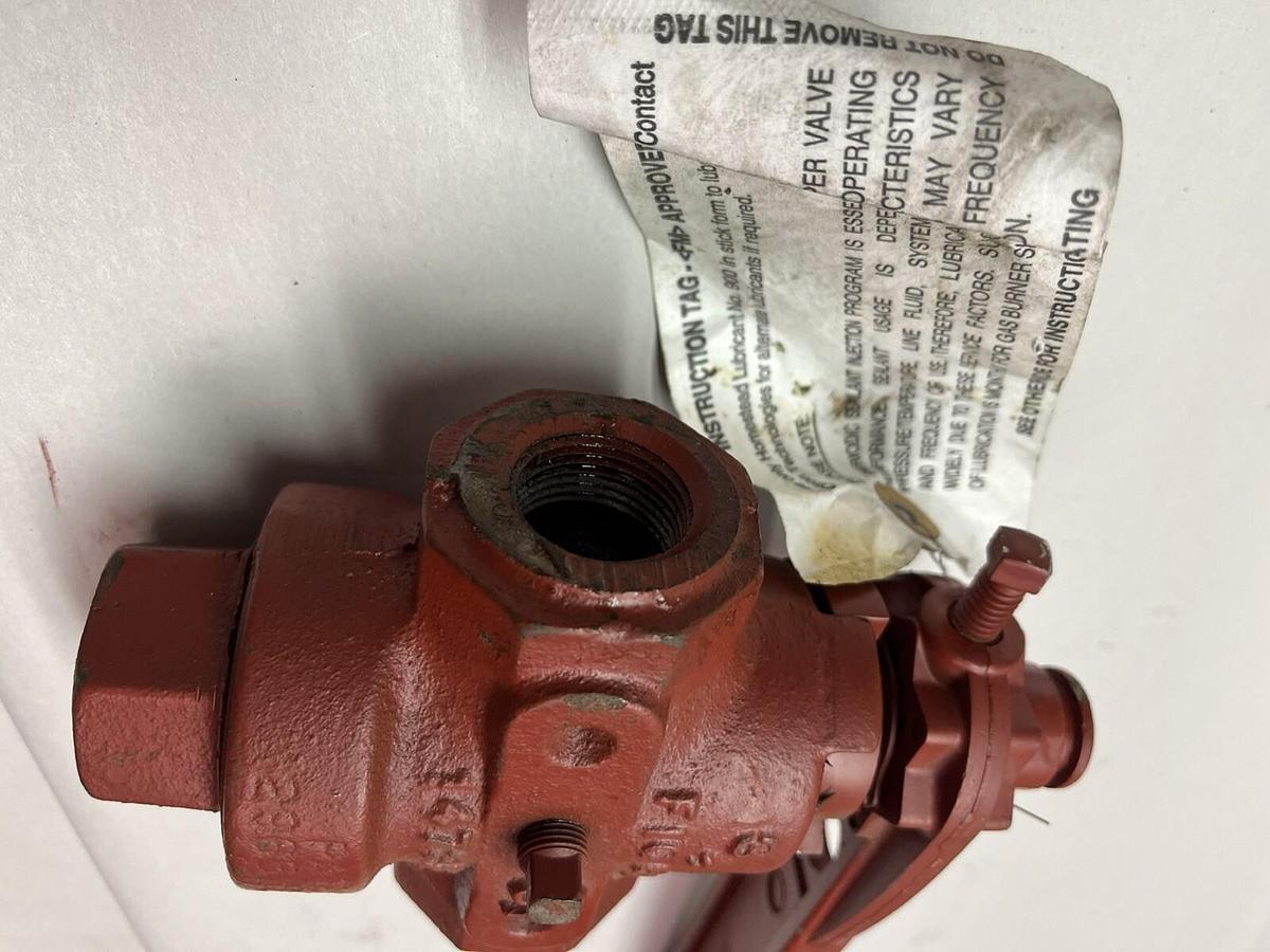 Homestead,601,Lubricated Gas Shutoff Plug Valve 1" NPT 50-SWP 50-OWG