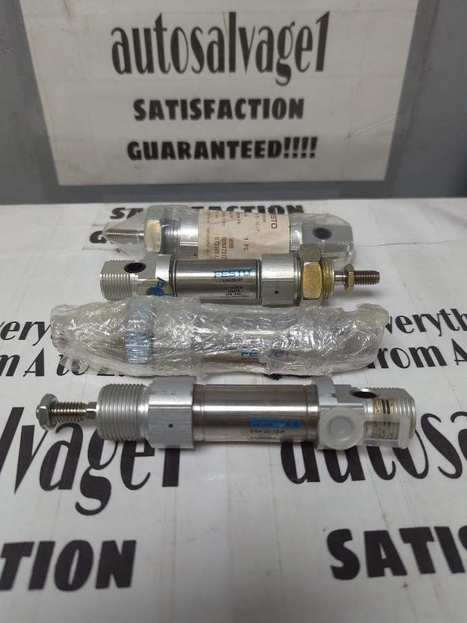 FESTO,ESN-20-10-P,PNEUMATIC CYLINDERS LOT OF 4 NOS
