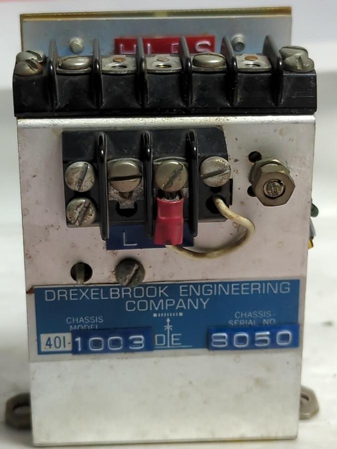 Used DREXELBROOK,401-1003,CONTROL ASSEMBLY PRE-OWNED