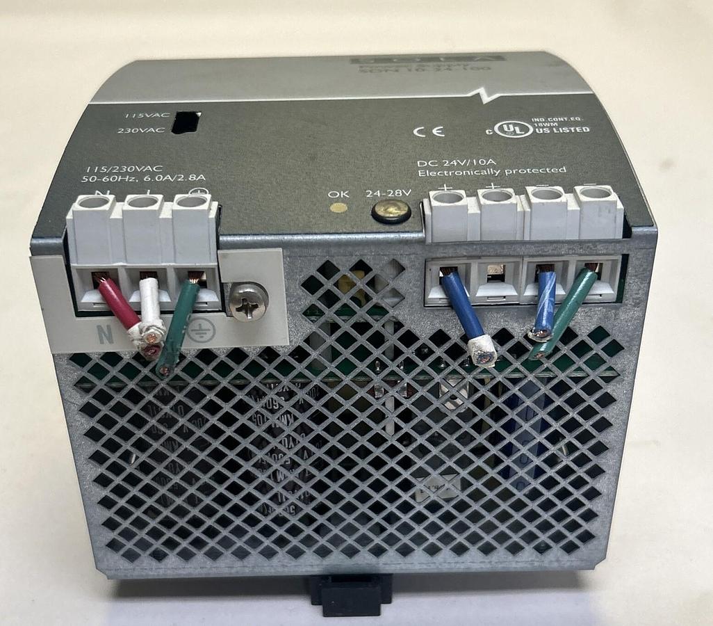 Used SOLA,SDN10-24-100,POWER SUPPLY