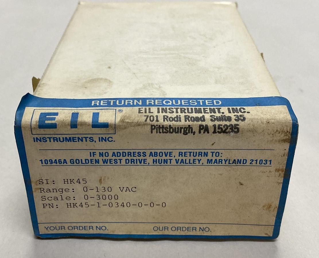 Simpson,HK-45-1-0340-0-0,Digital Panel Meter NOS