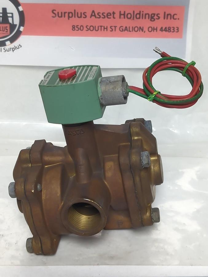 Used ASCO,8210B27,SOLENOID VALVE 1 INCH 20 WATT PRE-OWNED
