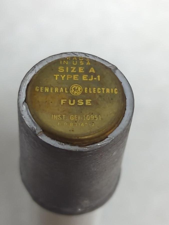 GENERAL ELECTRIC,6193437G2,TYPE RJ-1 SIZE A GLASS TUBE FUSE NOS