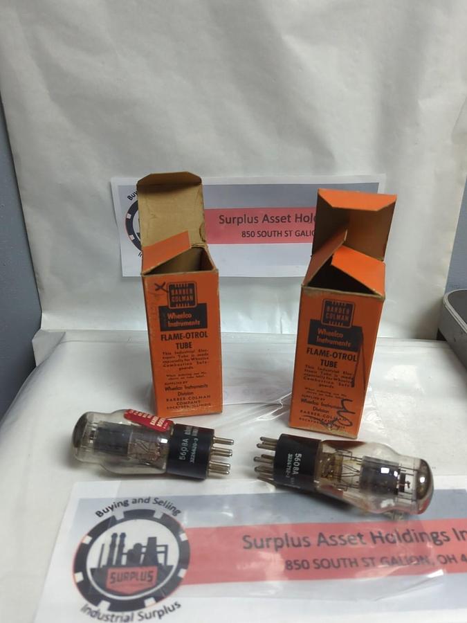 Used BARBER COLMAN,5608A,CONTROLLER TUBE WHEELCO INTSTRUMENTS LOT OF 2 PRE-OWNED