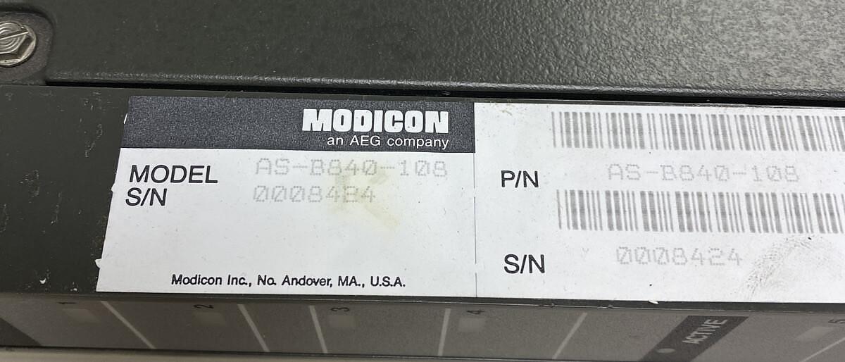 Used Modicon,AS-B840-108,Reed Relay Output