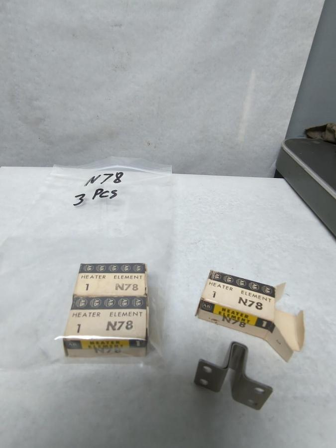ALLEN BRADLEY,N78,THERMAL OVERLOAD HEATER ELEMENT LOT OF 3 NOS
