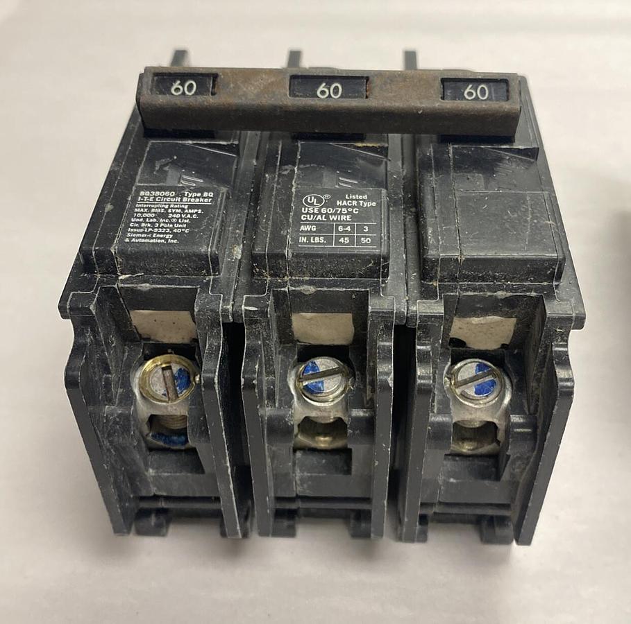 Used SIEMENS,BQ38040,Circuit Breaker 40A 240V Lot Of 2