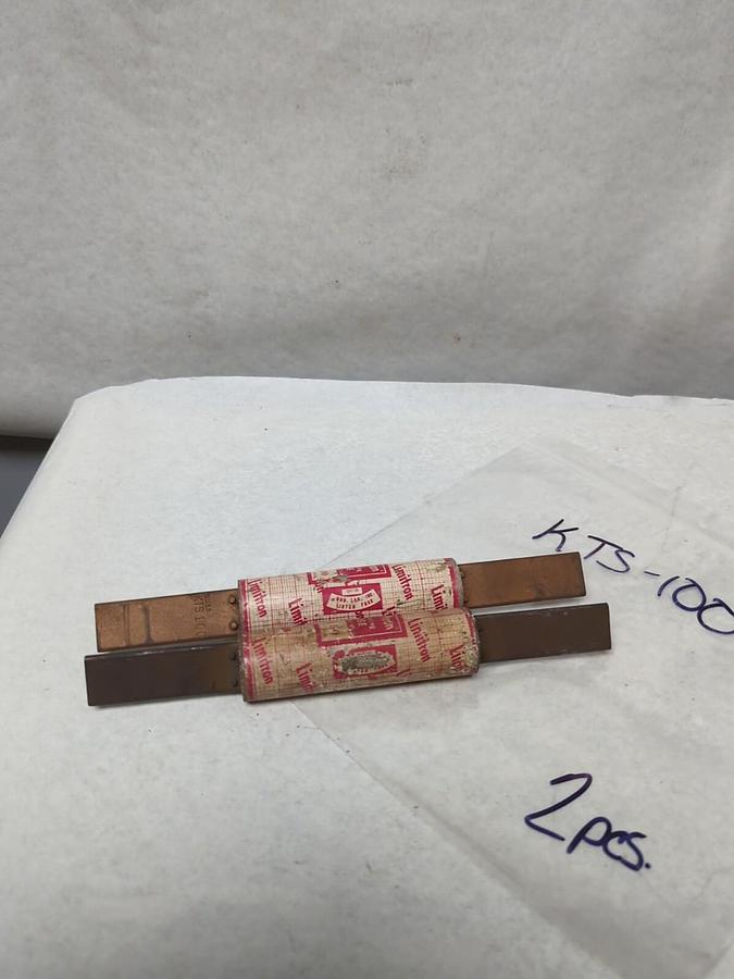 Used COOPER BUSSMANN,KTS-100,LIMITRON 100 AMP FUSE LOT OF 2 PRE-OWNED