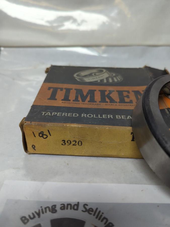 TIMKEN,3920,ROLLER BEARING CUP NOS