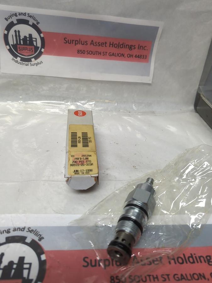 SUN HYDRAULICS,PBFB-LBN,PRESSURE REDUCING VALVE 200 PSI NOS