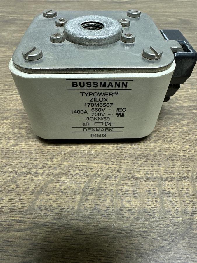 Bussman,170M6567,Typower Zilox 1400A 660V Square Fuse