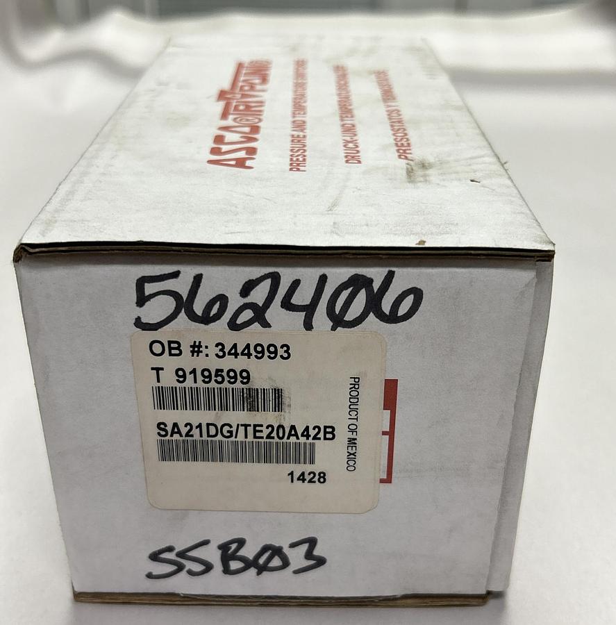 Used ASCO,SA21DG/TE20A42B,PRESSURE SWITCH NEW