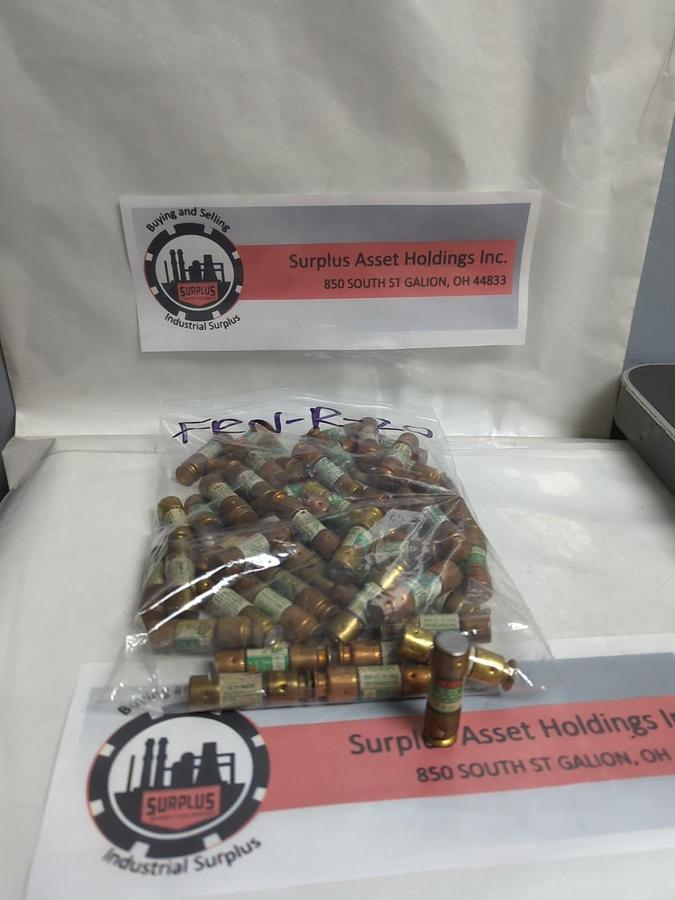 Used COOPER BUSSMANN,FRN-R-20,FUSETRON 20 AMP FUSE LOT OF 56 PRE-OWNED