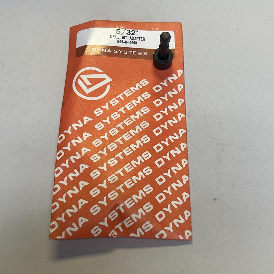 DYNA SYSTEMS,5/32INCH,DRILL BIT ADAPTER NOS
