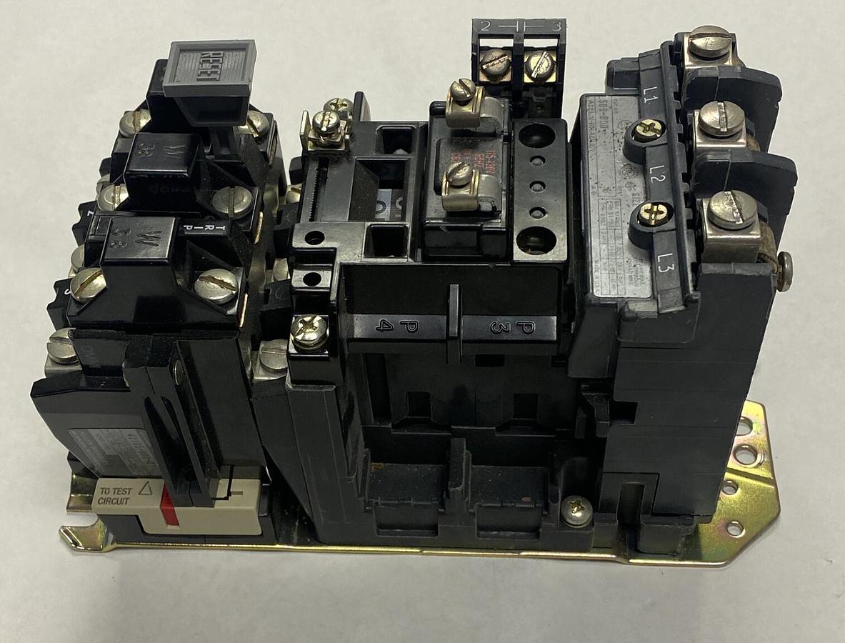 Used ALLEN BRADLEY,509-BOD,SER B NON-REVERSING STARTER SIZE 1 27A 600V W/ OVERLOAD